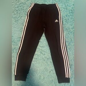Adidas unisex youth black sweatpants size L (14/16)
